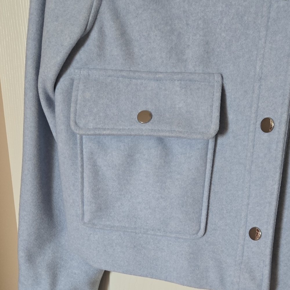 Women's Light Blue Jacket - Picture 3 of 4